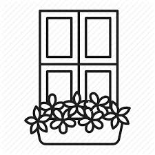 Box Flowers Gardening Window Icon