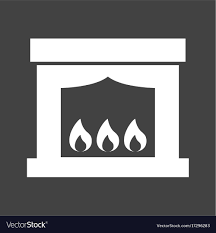 Electric Fireplace Royalty Free Vector