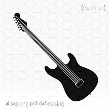 Electric Guitar Svg File For Printing