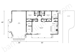 40x80 Barndominium Floor Plans With