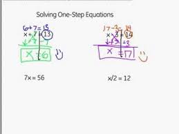 Solving One Step Equations