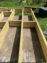 building a mobile sauna floor seeking