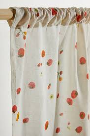 Curtain Set In Tomato At Urban Outfitters