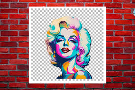 Colorful Marilyn Monroe Vintage Icon