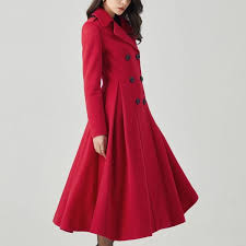 Flare Maxi Swing Double Ted Wool Coat
