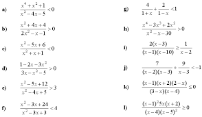 Quadratic Equations And Inequalities