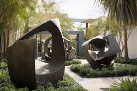 Premium Photo Modern Sculpture Garden
