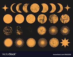 Moon Phases Sun Planet Star Universe