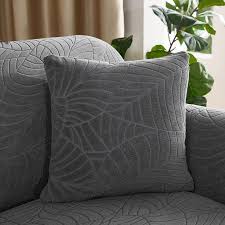 Thick Jacquard Leaf Pattern Sofa Cover