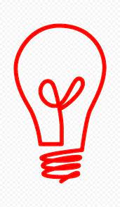 Red Light Bulb Idea Icon Clipart Png