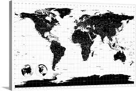 World Map With Longitude And Latitude