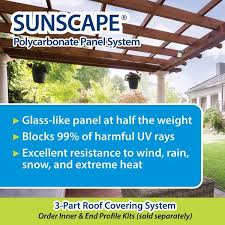 Polycarbonate Roof Panel In Solar Gray