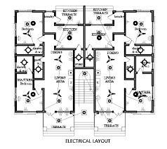 Electrical Layout Of 18x15m Floor Plan