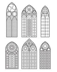 Vintage Stained Glass Church Frames