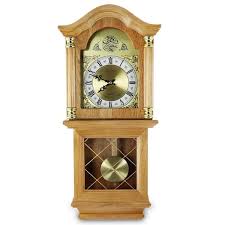 Golden Oak Wall Clock 98597059m