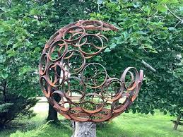 Metal Rusty Garden Modern Art