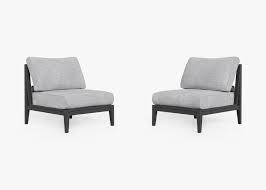 Modular Outdoor Charcoal Aluminum Furniture