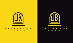 Letter Uk Logo Icon Design Template