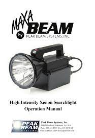 peak beam systems maxa beam mbs 410