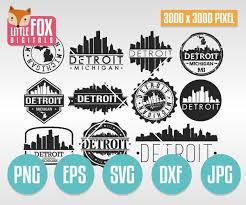 Svg Detroit Stamps Svg Cut File