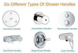 Six Diffe Types Of Shower Handles