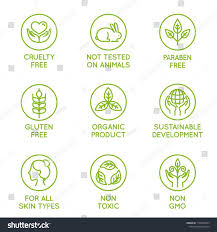 Logo Design Template Organic Cosmetics