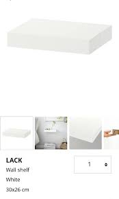 Ikea Shelf Lack Wall Shelf Lack White