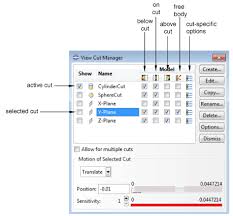 understanding view cuts