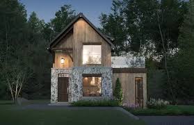 714 Sq Ft Modern Rustic Cabin With