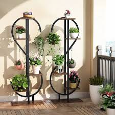 Half Heart Shaped Multiple Plant Stands