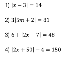 Absolute Value Equations Algebra