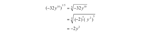 Rational Exponents