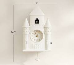Princess Castle Cuckoo Clock Pottery