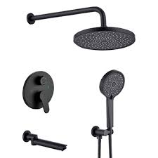 Shower Faucet And Handheld Combo