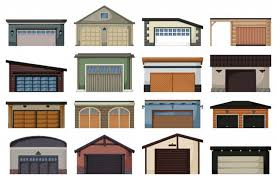 Garage Isolated Cartoon Set Icon