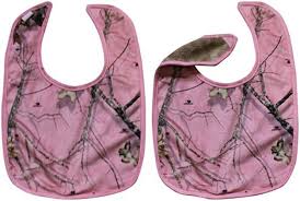 Pink Camo Baby Bib Carstens Mossy Oak