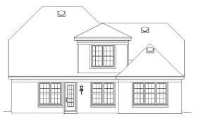 House Plan 46589 Narrow Lot Style