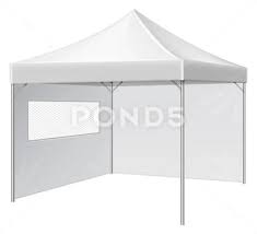 White Tent Outdoor Event Sunshade