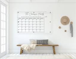 Personalized Acrylic Calendar For Wall