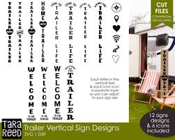 Trailer Vertical Sign Svg Files For