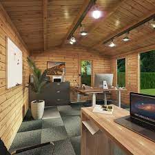 Log Cabin Into A Garden Office