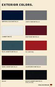 Chevrolet Silverado Paint Codes Color