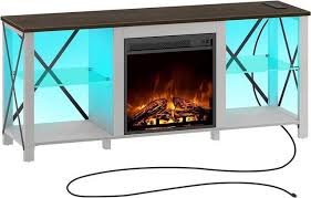 Rolanstar Fireplace Tv Stand 55 With