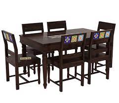 Buy Boho 6 Seater Dining Table Set