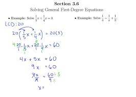 Solving Equations By Eliminating