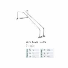 Ss Wine Glass Holder Height 12 Inches