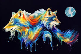 Wolf Painting Images Browse 81 Stock