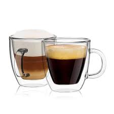 Insulated Glass Espresso Coffee Mug