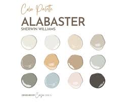 Alabaster Paint Color Palette Sherwin