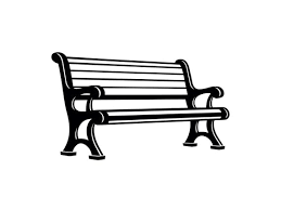 Park Bench Svg Wooden Bench Outdoor